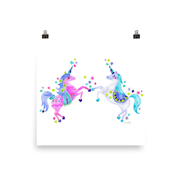 Unicorns – Pastel Palette • Art Print