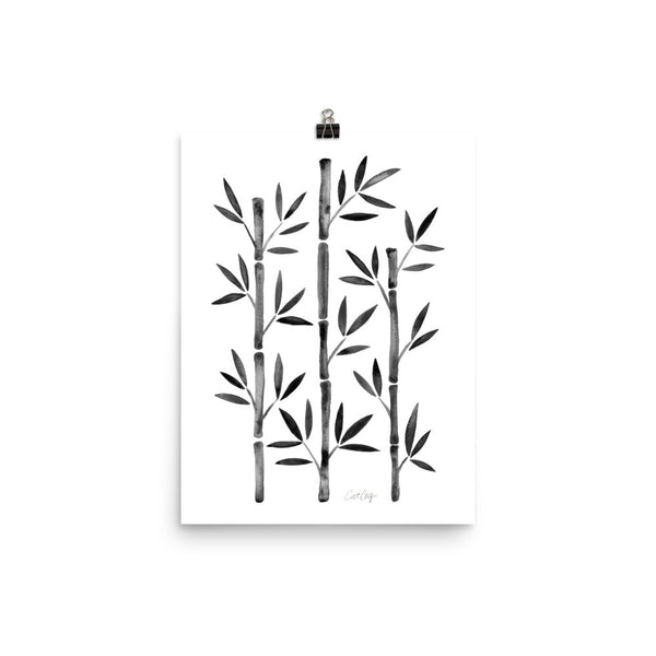 Bamboo – Black Palette • Art Print