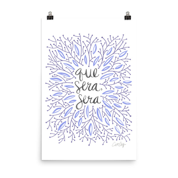 Whatever Will Be, Will Be – Illustrated Lavender • Art Print