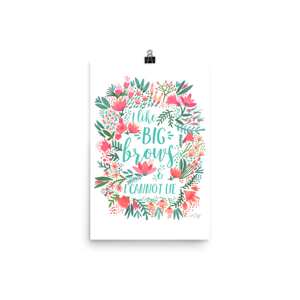 Big Brows – Juicy Palette • Art Print