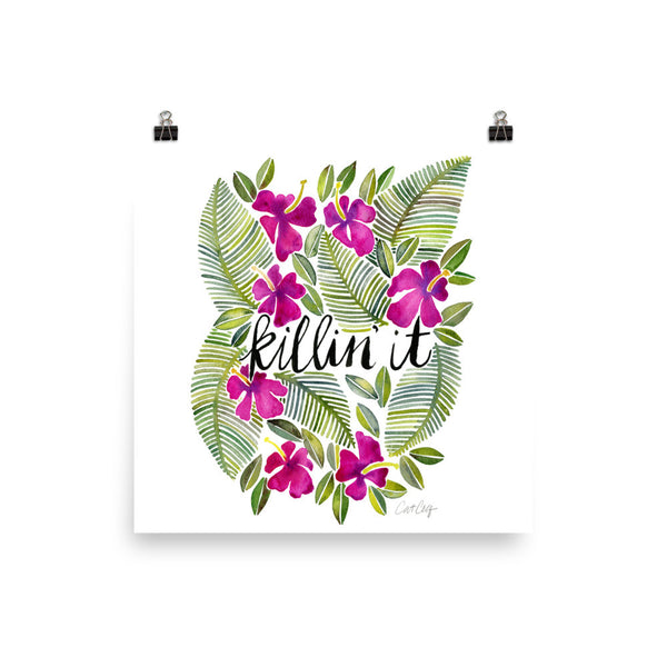 Killin' It – Magenta Palette • Art Print