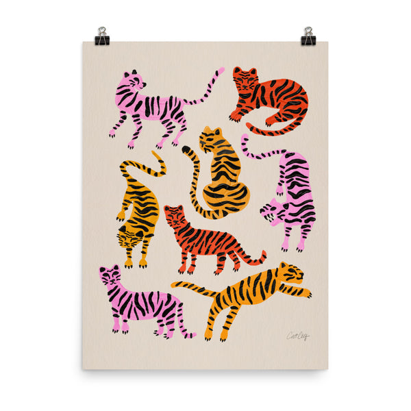 Tiger Collection - Pink & Yellow