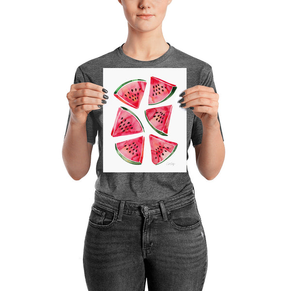 Watermelon Slices • Art Print