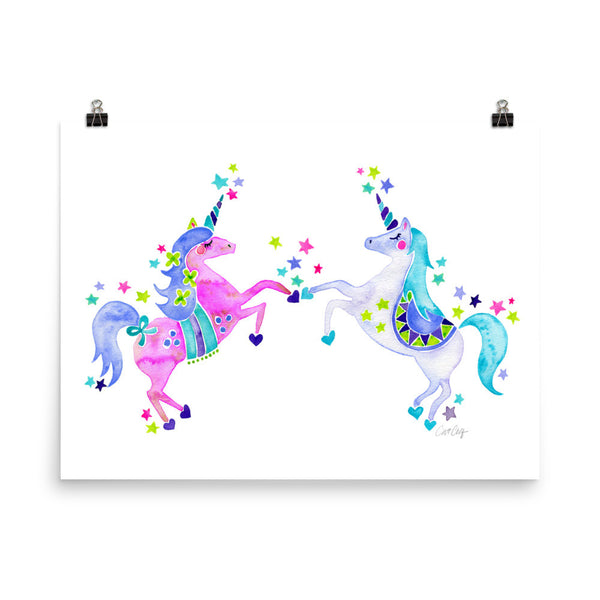 Unicorns – Pastel Palette • Art Print
