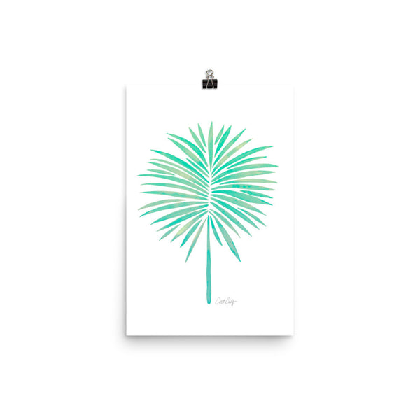 Fan Palm – Mint Palette • Art Print