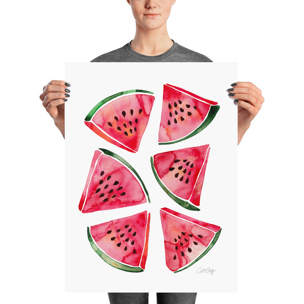 Watermelon Slices • Art Print