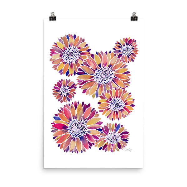 Sunflower Blooms – Vintage