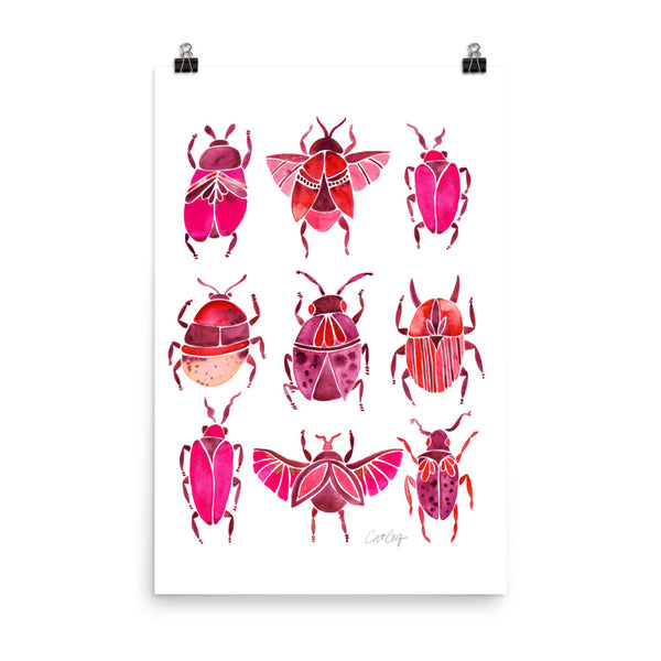 Beetle Collection - Pink