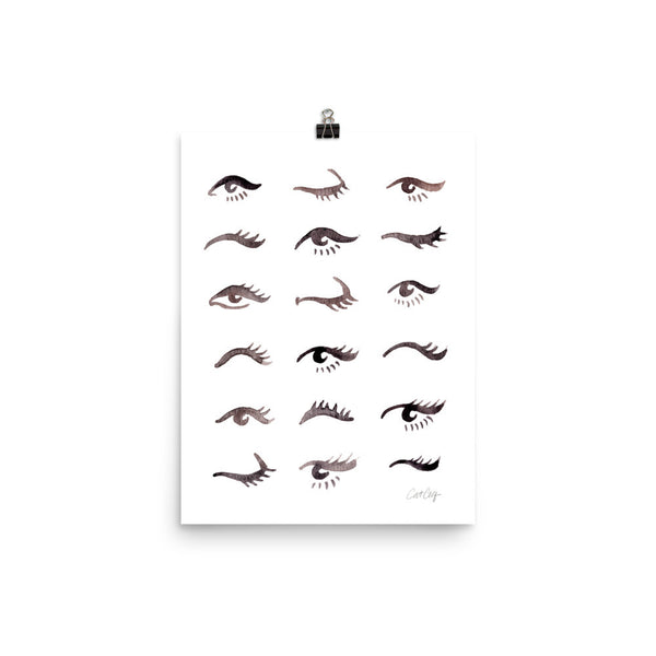 Mascara Envy – Black Palette • Art Print
