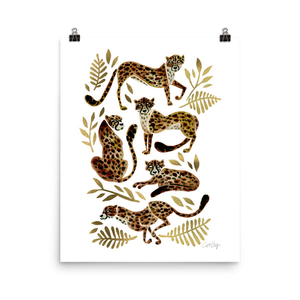 Cheetah Collection - Mocha Gold