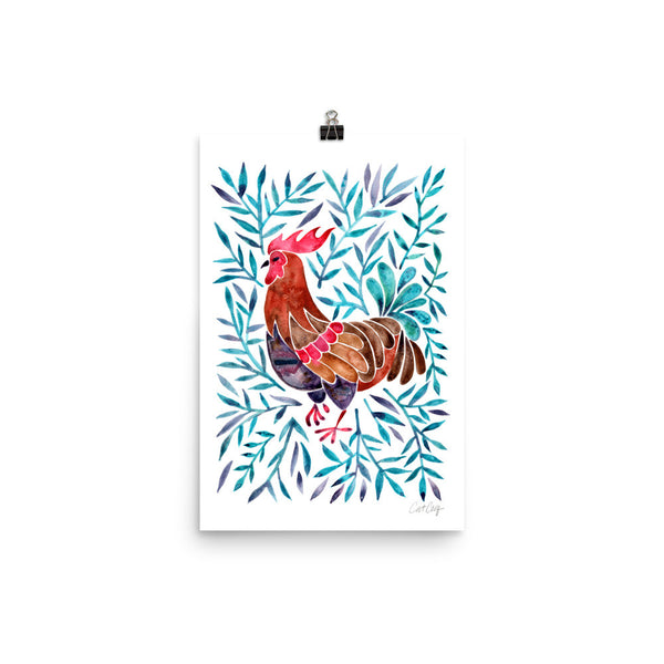 Le Coq – Green Leaves • Art Print