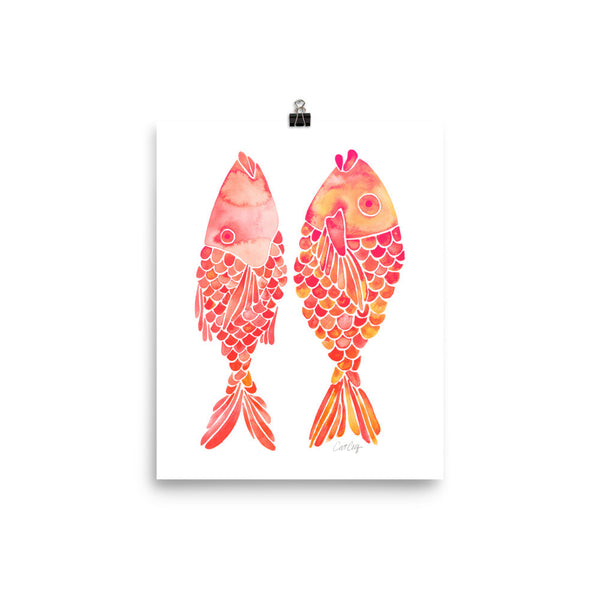 Indonesian Fish – Coral Palette • Art Print