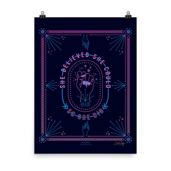 She Believed – Intergalactic Palette • Art Print