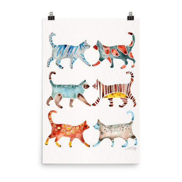 Cat Collection – Original Palette • Art Print