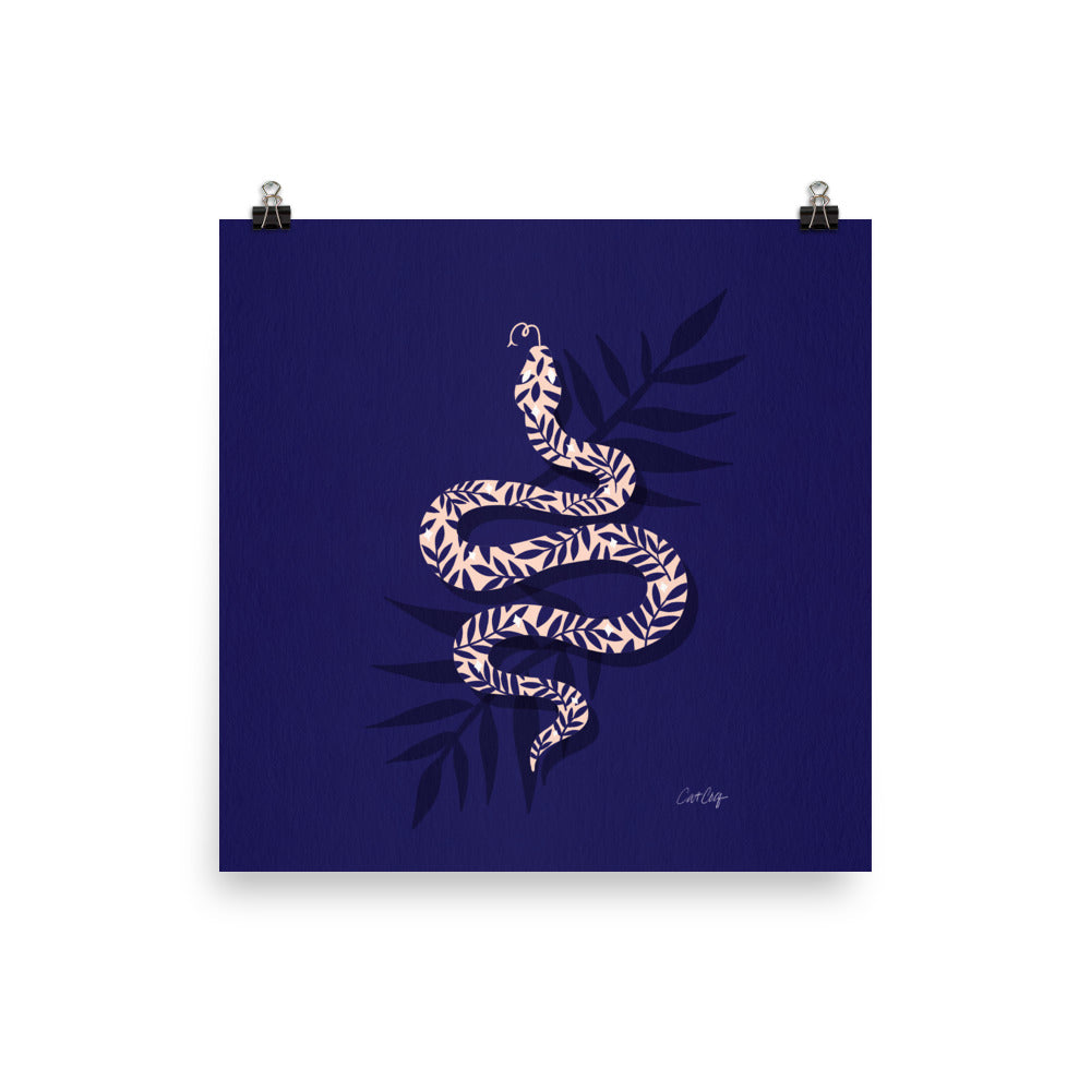 Tropical Serpent  - Cobalt Blush