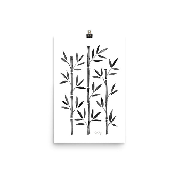 Bamboo – Black Palette • Art Print