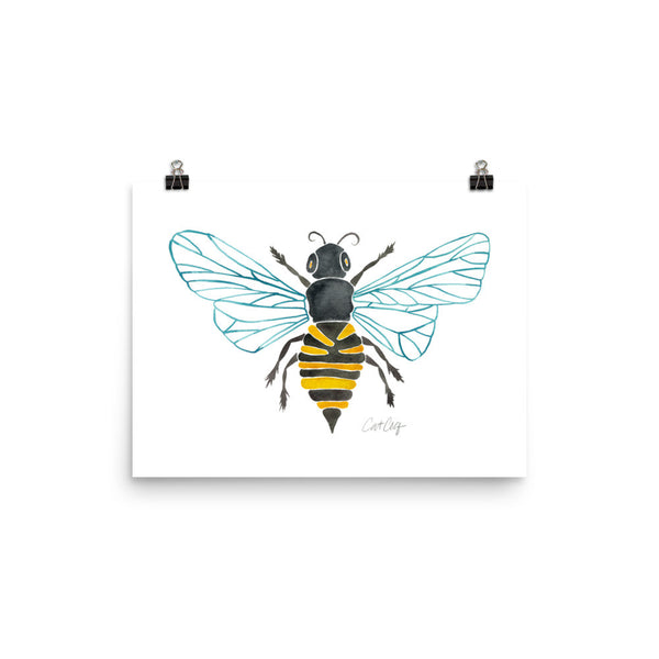 Honey Bee •  Art Print