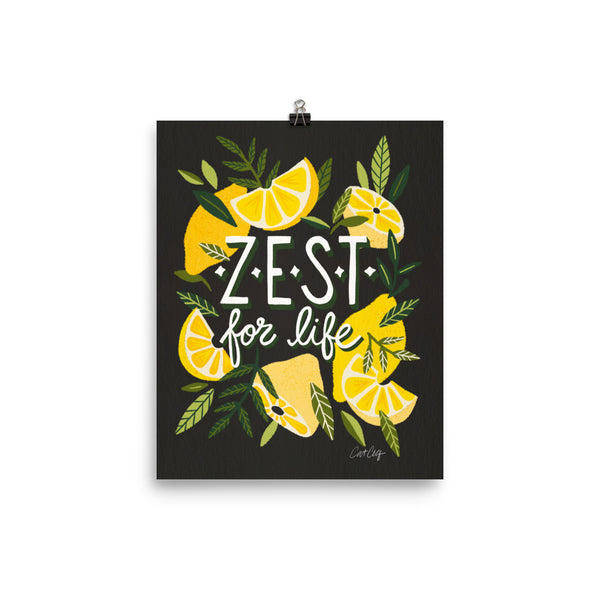 Zest for LIfe - Charcoal