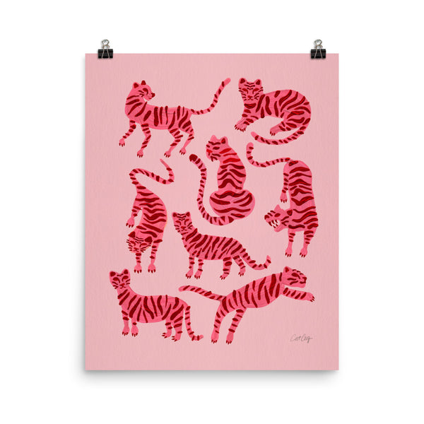 Tiger Collection - Red & Pink
