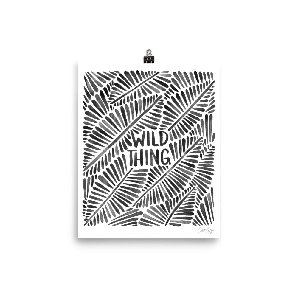 Wild Thing – Black Palette • Art Print