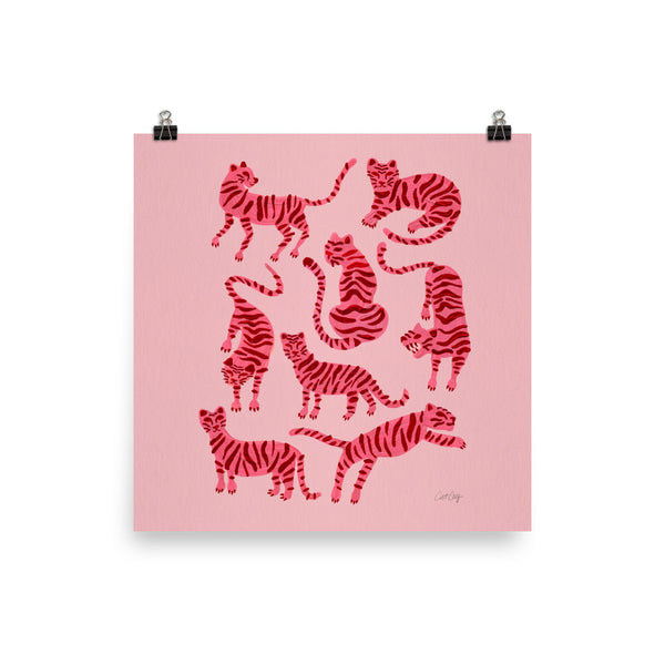 Tiger Collection - Red & Pink