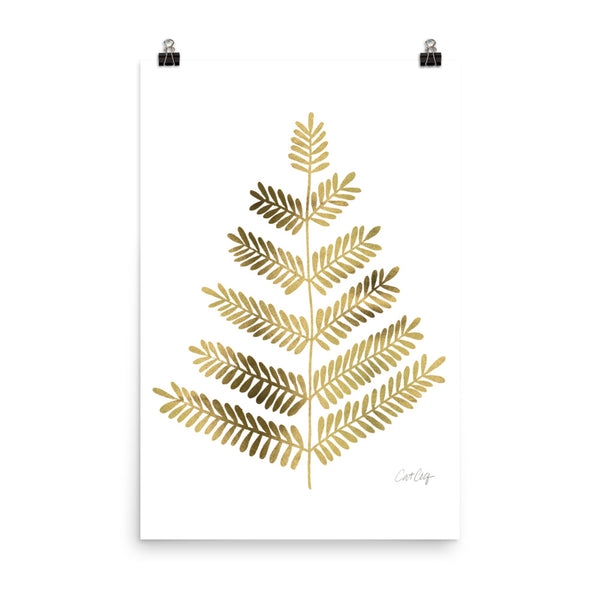 Leaflets – Gold Palette • Art Print