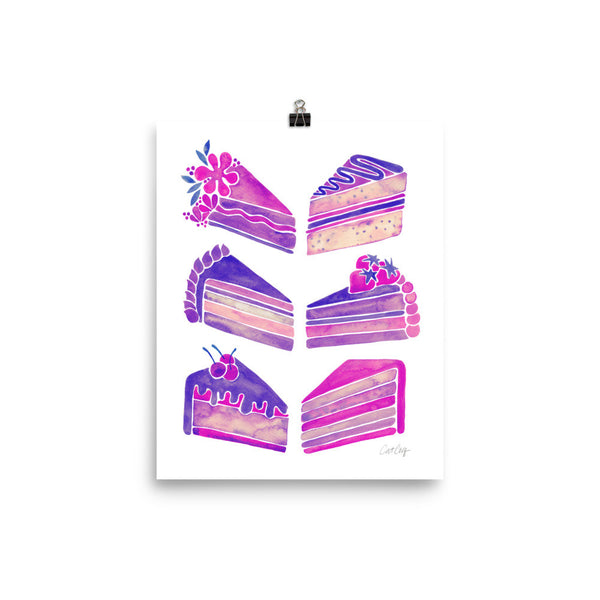 Cake Slices – Unicorn Palette • Art Print