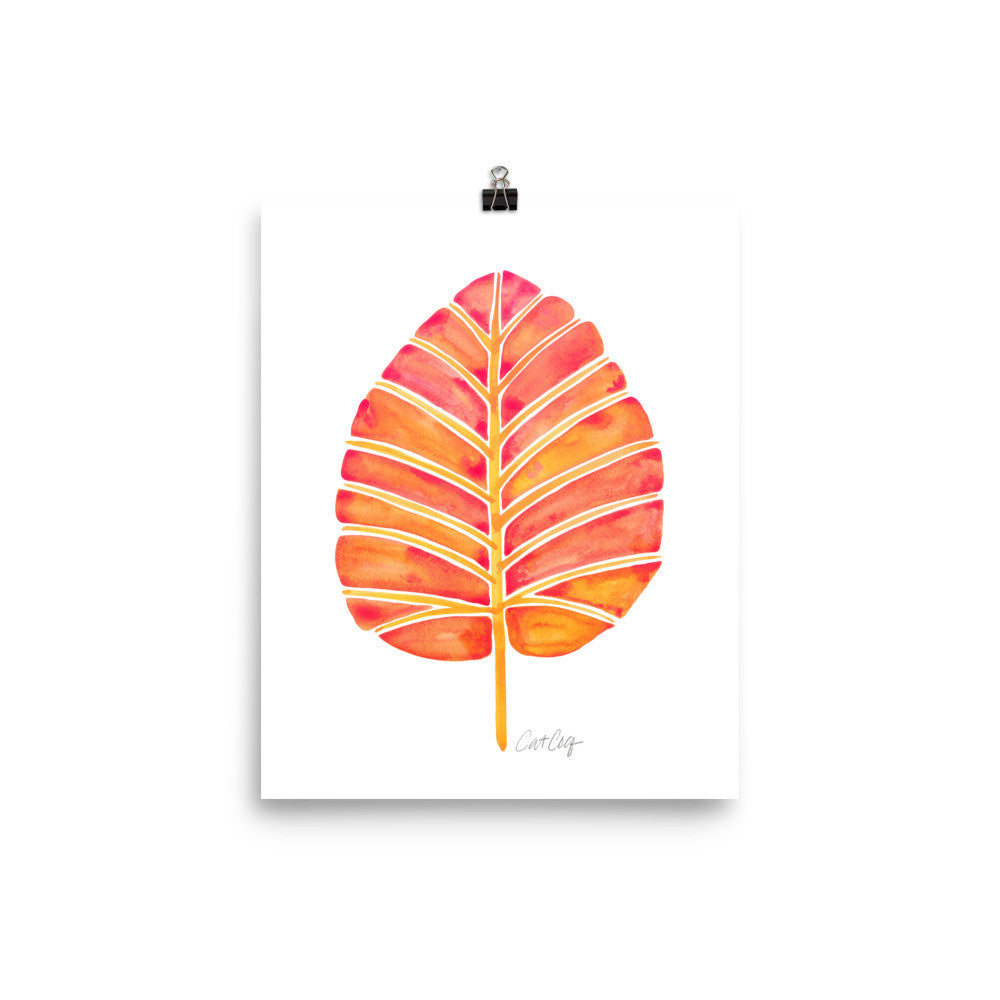 Elephant Ear Alocasia – Melon Palette • Art Print