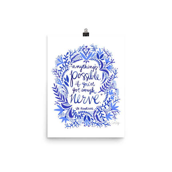 Anything’s Possible – Navy Palette • Art Print