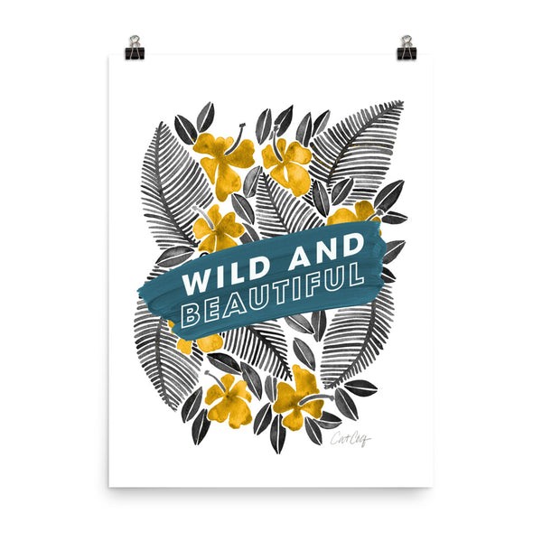 Wild and Beautiful - Yellow and Blue