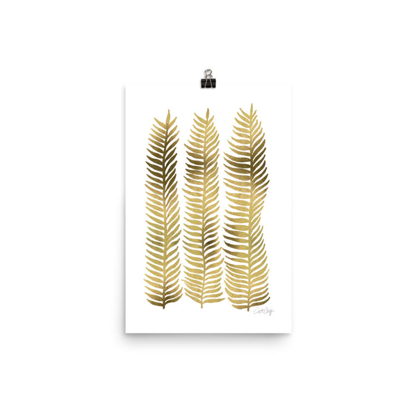 Stems – Gold Palette • Art Print