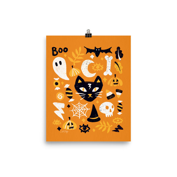 Trick or Treat Yourself - Orange Black