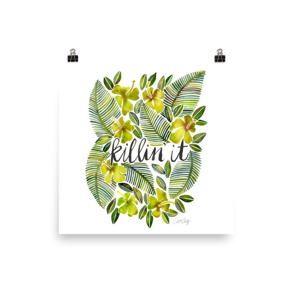 Killin' It – Yellow Palette • Art Print