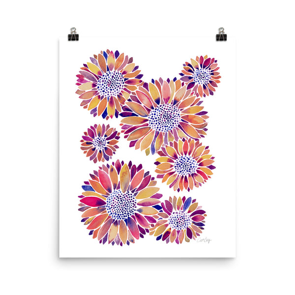 Sunflower Blooms – Vintage