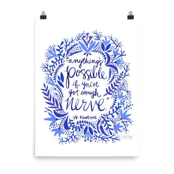 Anything’s Possible – Navy Palette • Art Print