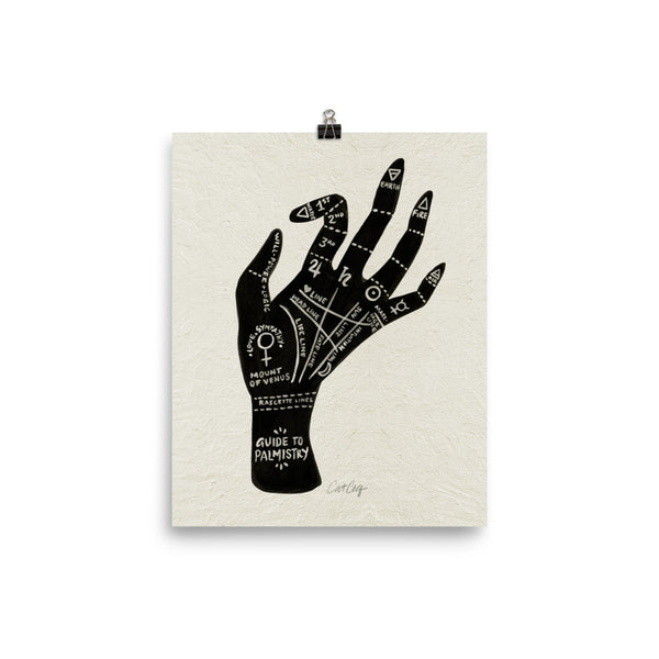 Palmistry – Black Hand • Art Print