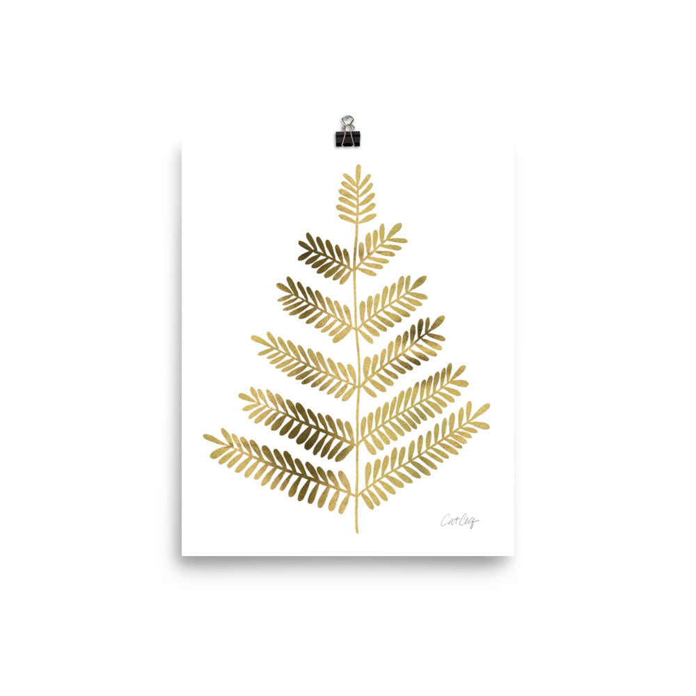 Leaflets – Gold Palette • Art Print
