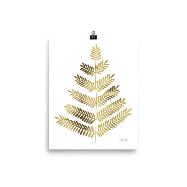 Leaflets – Gold Palette • Art Print