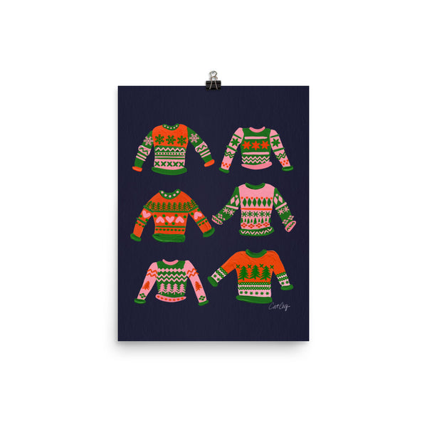 Christmas Sweaters - Green Red