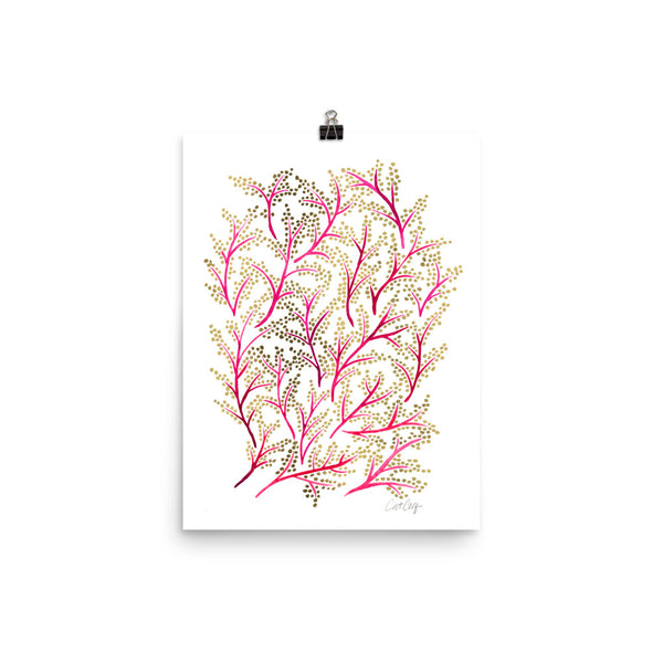 Branches - Pink & Gold