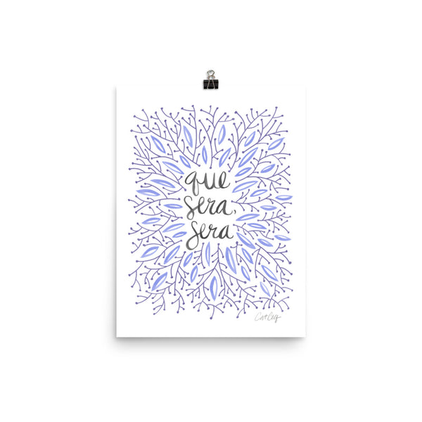 Whatever Will Be, Will Be – Illustrated Lavender • Art Print