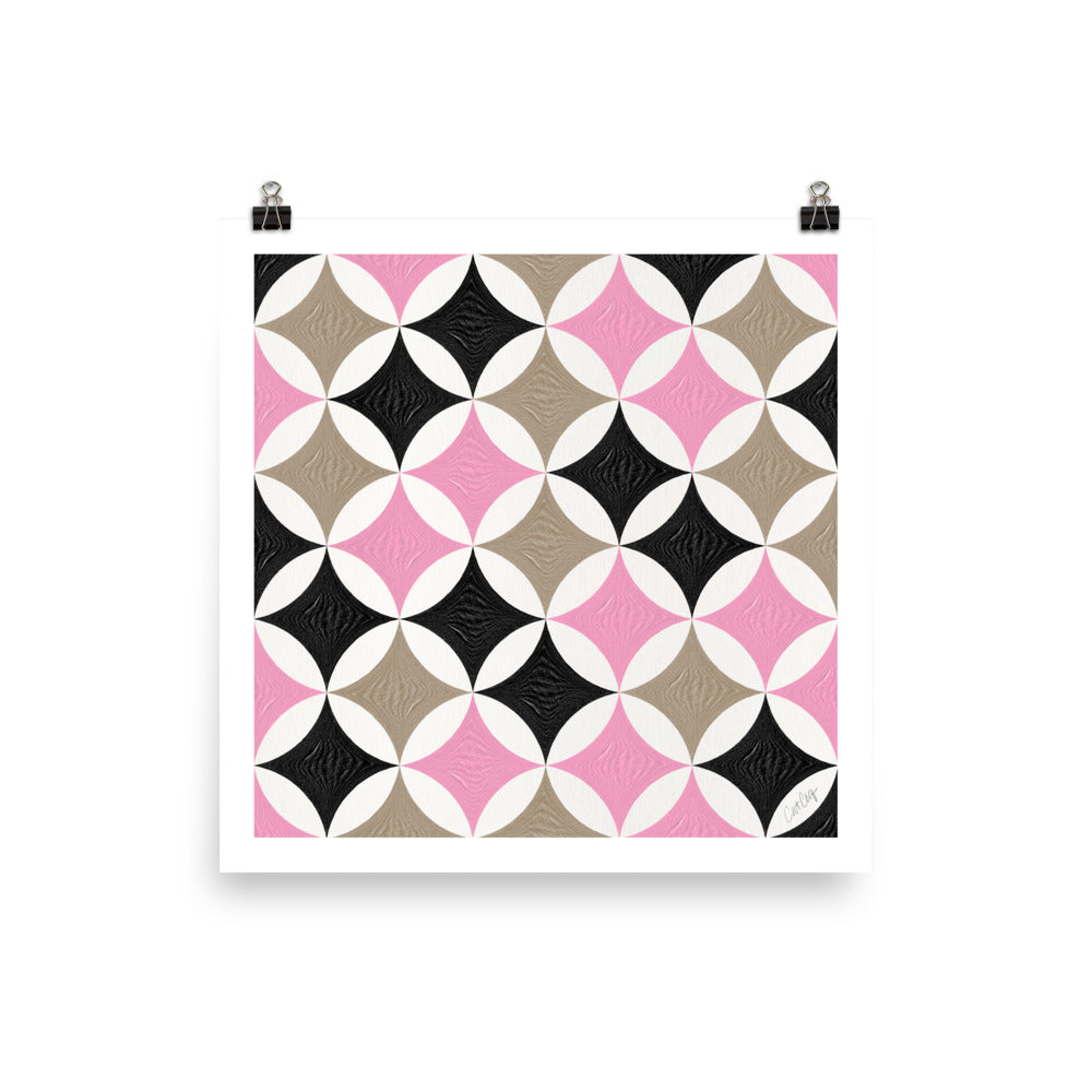 Eclipse Pattern - Pink & Neutral