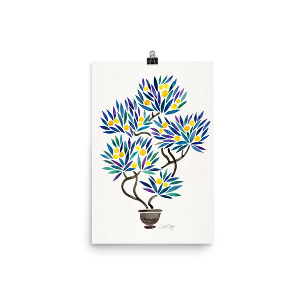 Bonsai Fruit Tree – Little Lemons • Art Print