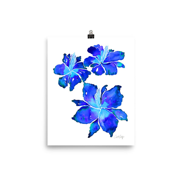 Iris Blooms – Blue
