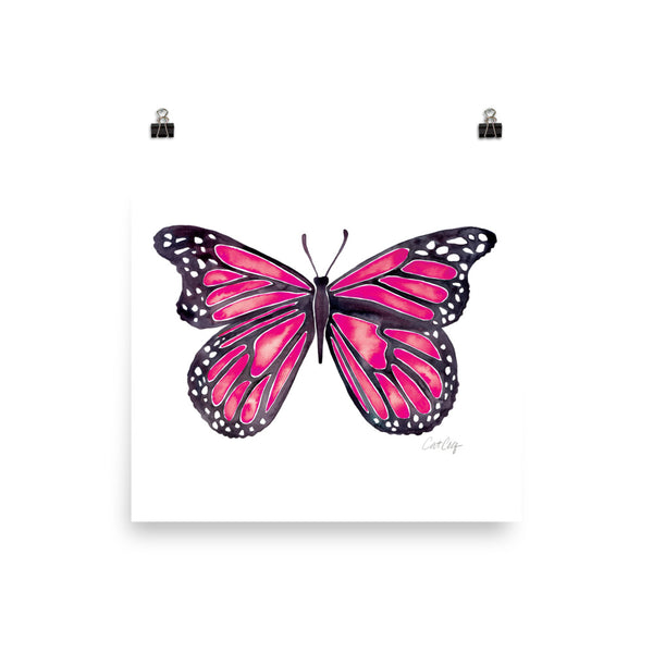 Butterfly – Pink Palette • Art Print
