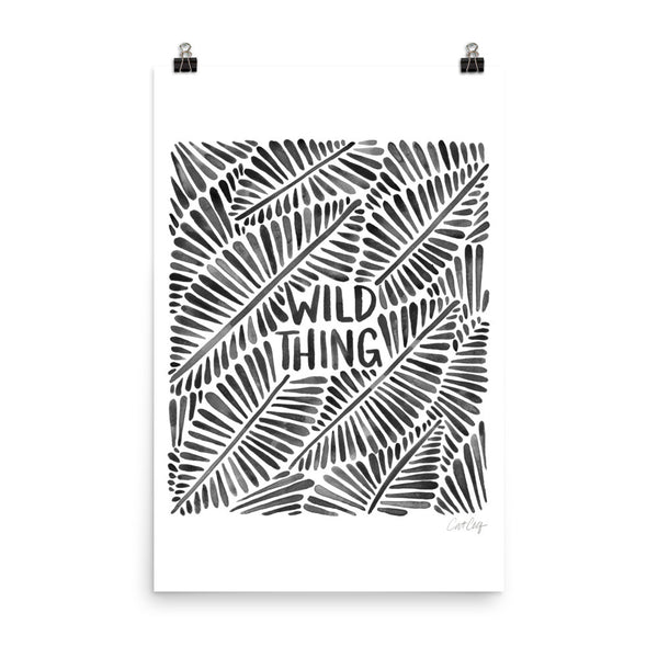 Wild Thing – Black Palette • Art Print