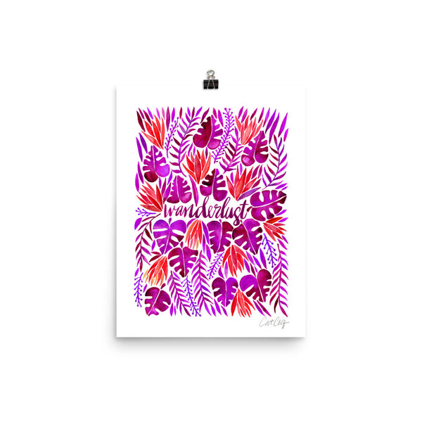 Wanderlust – Magenta Palette • Art Print