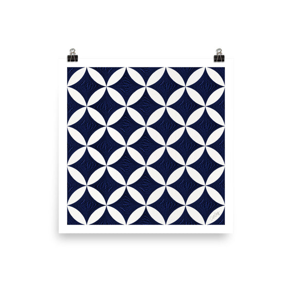 Eclipse Pattern - Navy