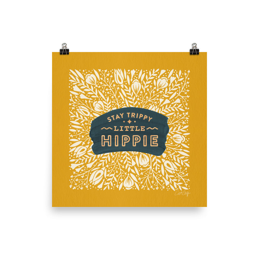 Stay Trippy Little Hippie - Yellow