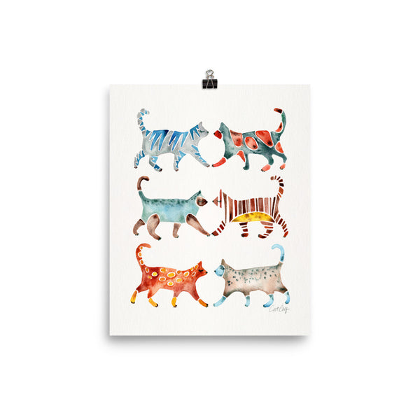 Cat Collection – Original Palette • Art Print